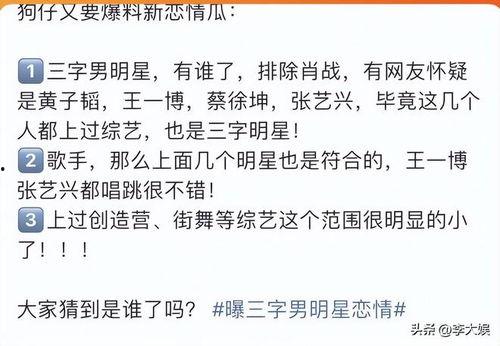 最新爆料三字男星图片,颜值与实力并存引热议